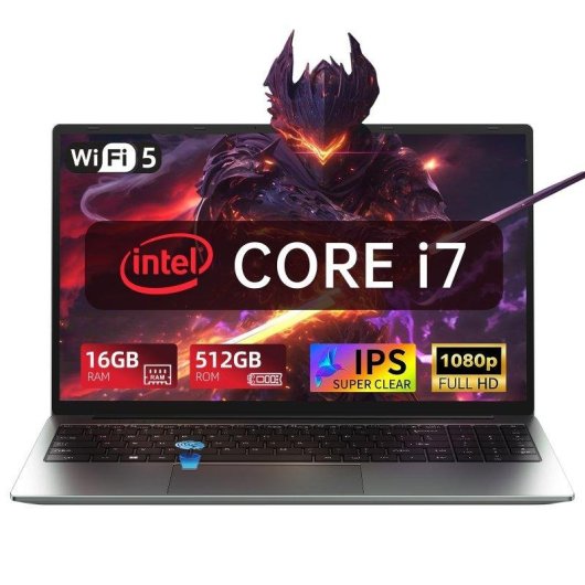 Portatile Micrear 16" Intel Core i7-8750H RAM 16GB Windows 11 Pro 512GB SSD Schermo Full HD