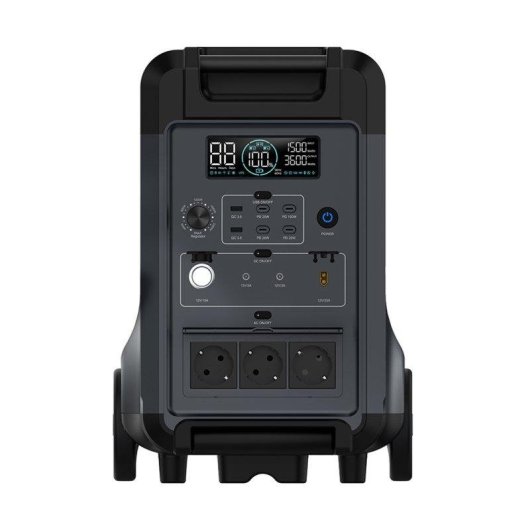 Station d’énergie ABOK Ark3600 3840Wh 15 ports LiFePO4 UPS 10ms