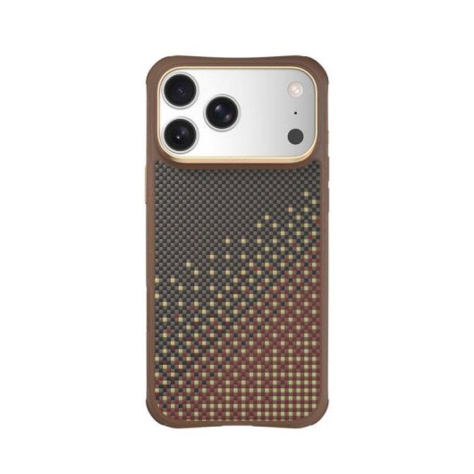 Funda para móvil Raptic Dual de fibra de aramida Serenity Amber MagSafe para iPhone 18 Pro