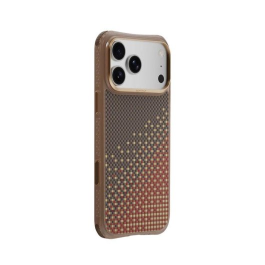 Funda para móvil Raptic Dual de fibra de aramida Serenity Amber MagSafe para iPhone 18 Pro