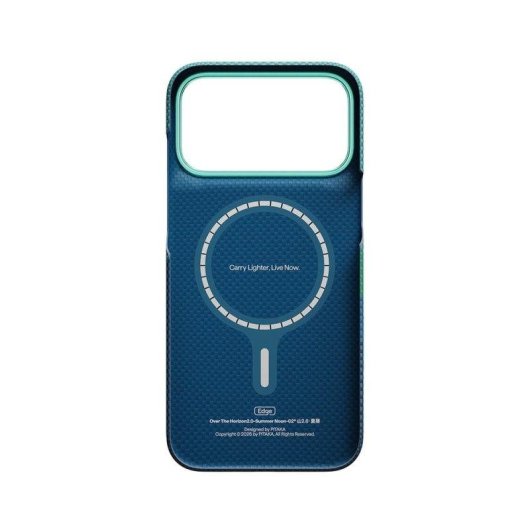 Funda para móvil PITAKA Edge de fibra de aramida Summer Noon MagSafe para iPhone 18 Pro