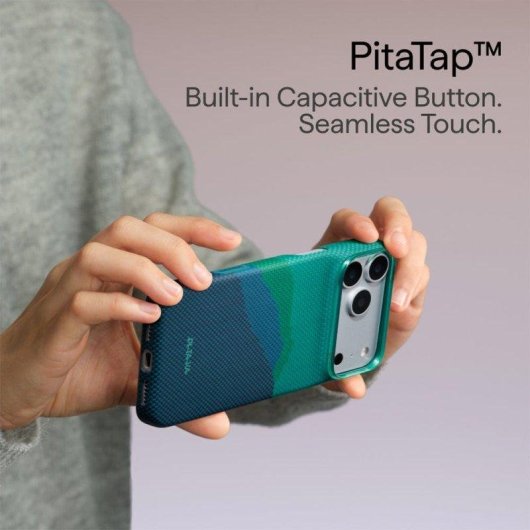 Funda para móvil PITAKA Edge de fibra de aramida Summer Noon MagSafe para iPhone 18 Pro