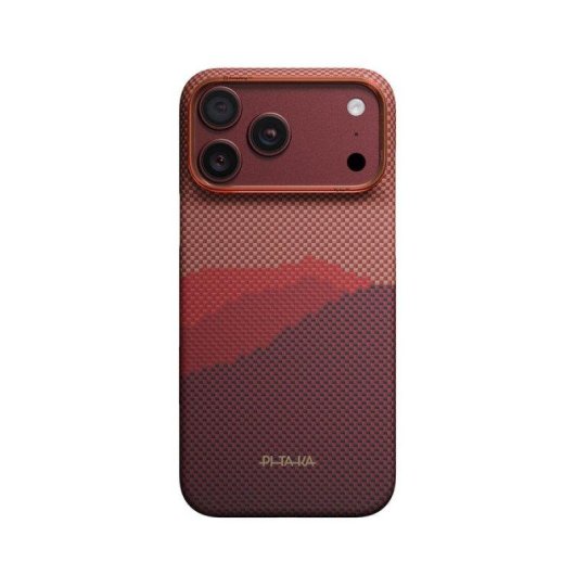 Funda PITAKA Edge Fibra d'Aramide Couleur Autumn Dusk pour iPhone 18 Pro Max