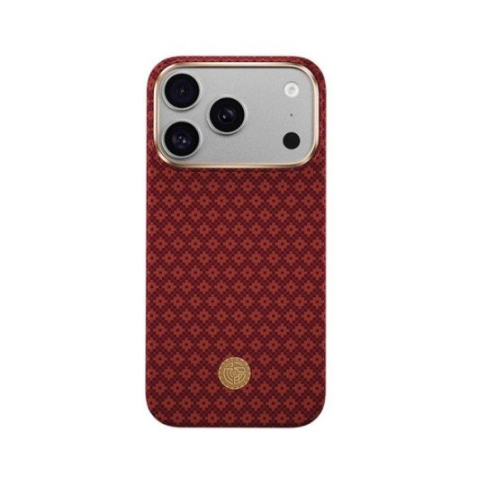 Funda para móvil Benks ArmorGrid Air Fibra de Aramida Roja MagSafe para iPhone 18 Pro