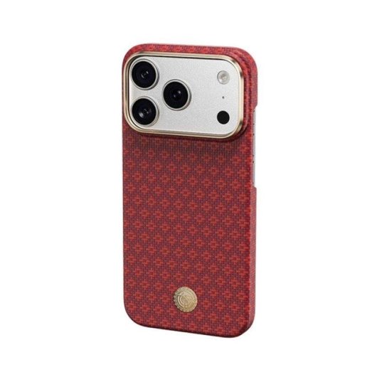 Funda para móvil Benks ArmorGrid Air Fibra de Aramida Roja MagSafe para iPhone 18 Pro