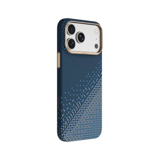 Funda para móvil Raptic Skin de aramida verde MagSafe para iPhone 18 Pro