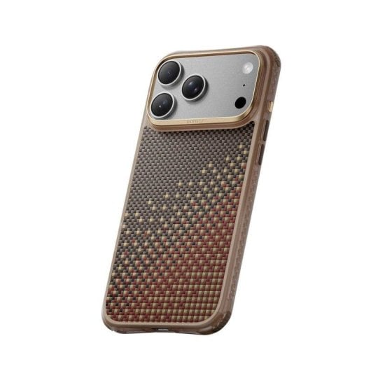 Funda para móvil Raptic Dual aramida Serenity Amber MagSafe para iPhone 18 Pro Max