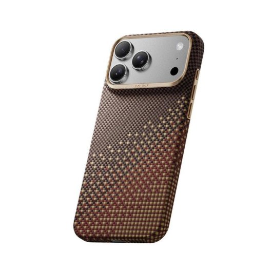 Funda Raptic Skin Fibre d'Aramide Amber Compatible MagSafe iPhone 18 Pro