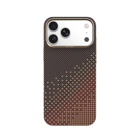 Funda Raptic Skin Fibre d'Aramide Serenity Amber Compatible MagSafe iPhone 18 Pro Max