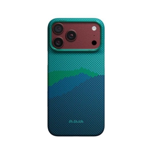 Funda para móvil PITAKA Edge de aramida Summer Noon MagSafe para iPhone 18 Pro Max