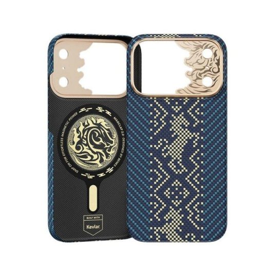 Funda Benks Knight Air Fibra Aramida Kevlar Azul Compatible MagSafe iPhone 18 Pro