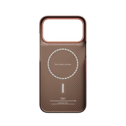 Funda para móvil PITAKA Edge de fibra de aramida Autumn Dusk MagSafe para iPhone 18 Pro