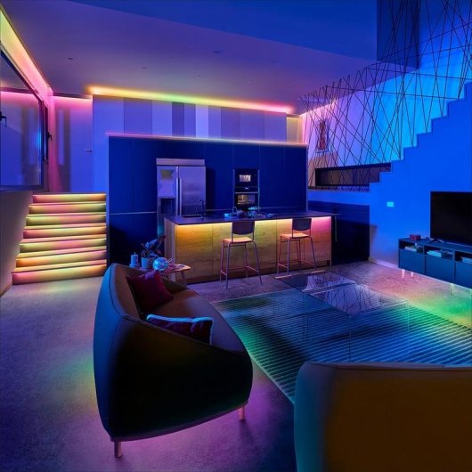 Bande LED intelligente Philips Connected by WiZ RGBIC 4 m Wi-Fi
