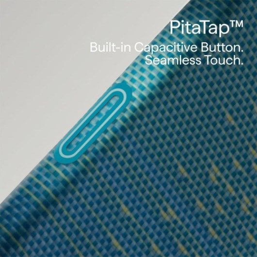 Funda para móvil PITAKA Edge de fibra de aramida azul MagSafe para iPhone 18 Pro