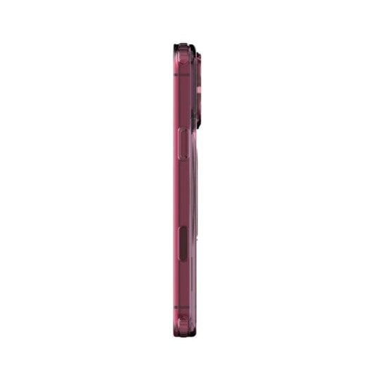 Funda Raptic Air Clear Silicone Bordeaux Compatible MagSafe pour iPhone 18 Pro Max