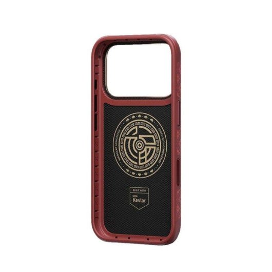 Funda para móvil Benks ArmorGrid Edge de Kevlar roja MagSafe para iPhone 18 Pro