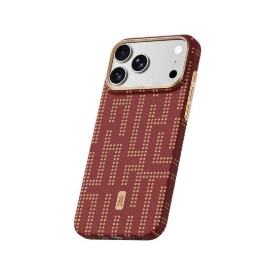 Coque Raptic Skin Grid Glory Aramide Fine Compatible MagSafe pour iPhone 18 Pro