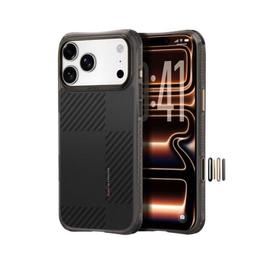 Funda para móvil Raptic Dual Mondrian de fibra de aramida MagSafe para iPhone 18 Pro Max
