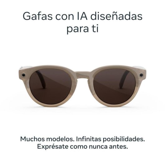 Meta Nova estándar Gafas Inteligentes Cámara IA Traductor Arenisca