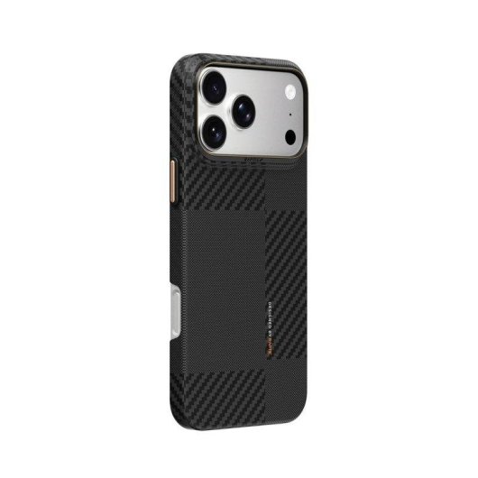 Funda Raptic Skin Fibra d'Aramide Mondrian Compatible MagSafe pour iPhone 18 Pro