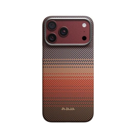 Funda para móvil PITAKA Edge fibra de aramida Sunset MagSafe para iPhone 18 Pro Max