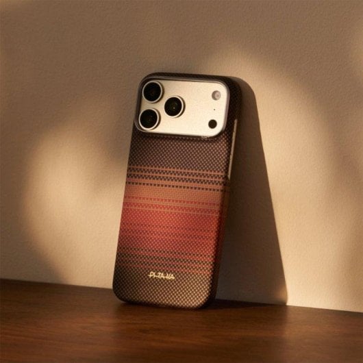 Funda para móvil PITAKA Edge fibra de aramida Sunset MagSafe para iPhone 18 Pro Max
