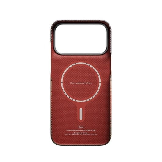 Funda para móvil PITAKA Edge fibra de aramida Sunset MagSafe para iPhone 18 Pro Max