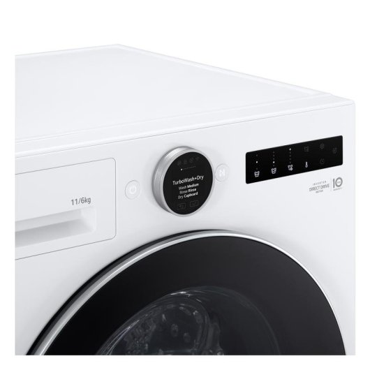 Lavasecadora LG 11kg A WHX9016TLC con pompa di calore e vapore