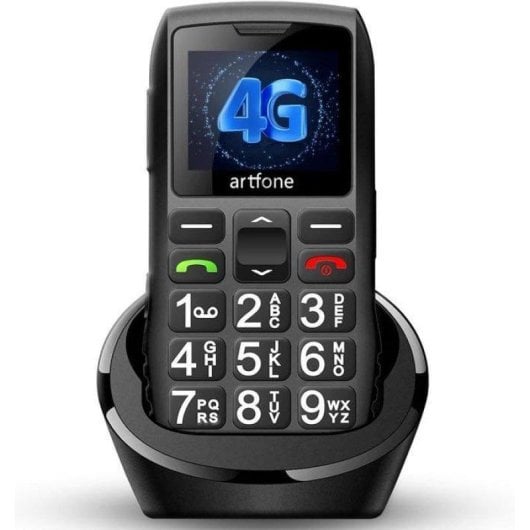 Artfone C1+ 4G Compact Noir Téléphone Portable LTE