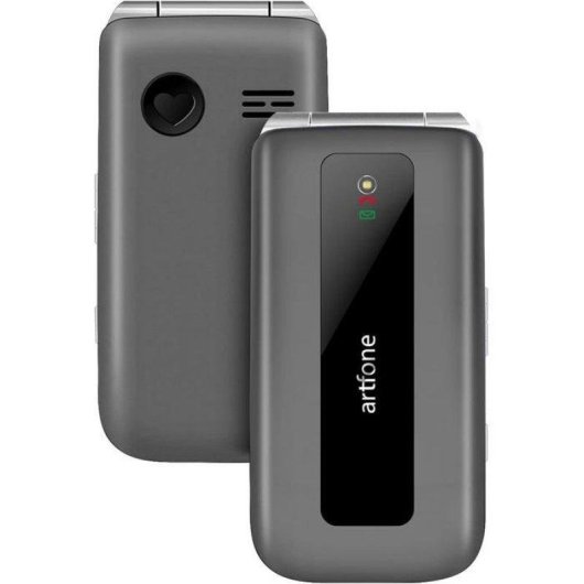 Artfone Artfone 4G 2,4" Clamshell Touches Grandes SOS Programmable Noir