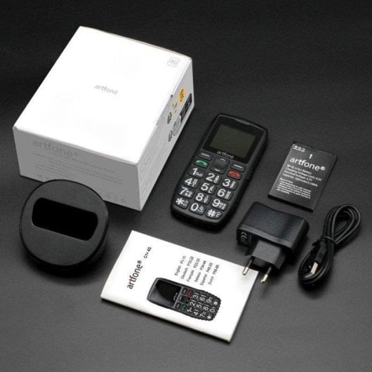 Artfone C1+ 4G 1,77" Bouton SOS Double SIM Radio FM