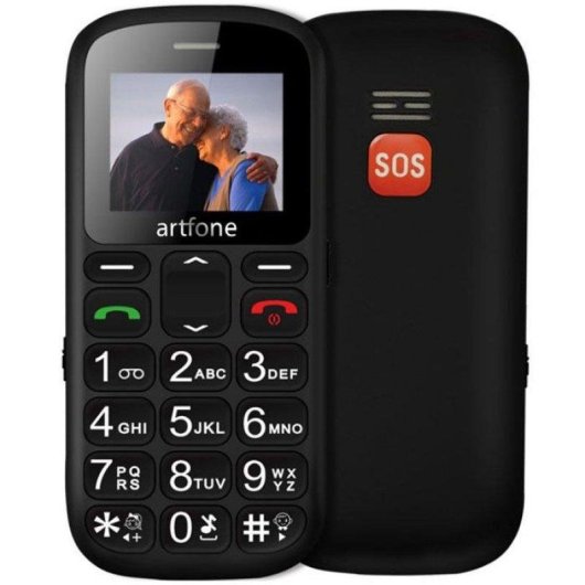 Artfone CS181 1,8" Double SIM Grandes Touches Bouton SOS