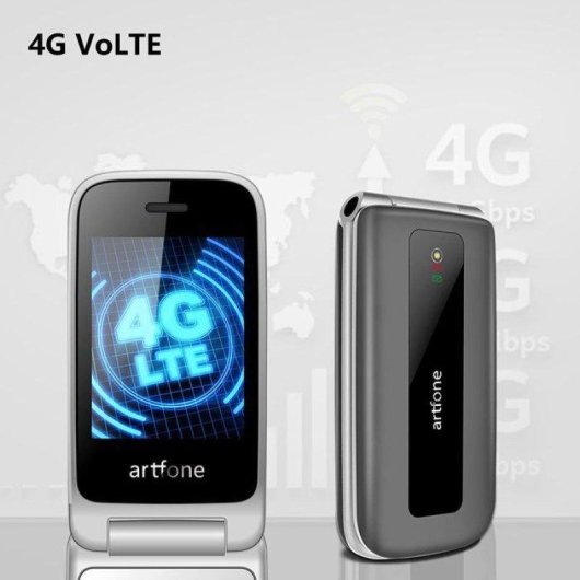 Artfone F30 4G 2.4" Double SIM Bouton SOS Noir