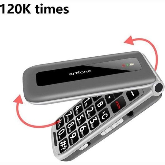 Artfone F30 4G 2.4" Double SIM Bouton SOS Noir