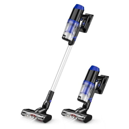 Aspirateur sans Fil Turbotronic Cyclone27 TT-C27 120W 32 min Bleu Filtres HEPA