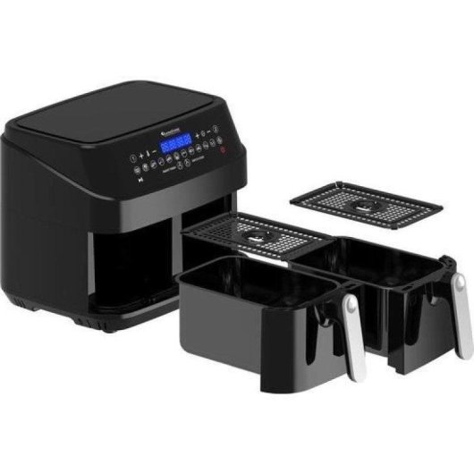 Airfryer Turbotronic DAF5 Double Panier XXL 9L 1600W Noir