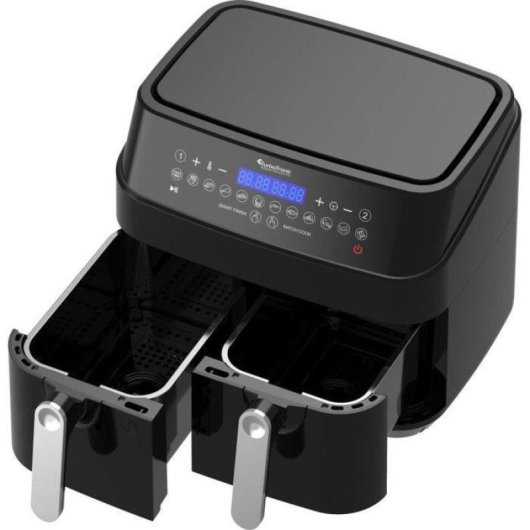 Airfryer Turbotronic DAF5 Double Panier XXL 9L 1600W Noir