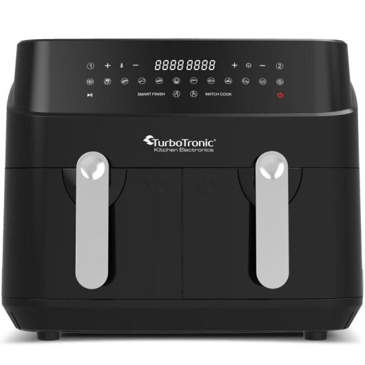 Airfryer Turbotronic DAF5 Double Panier XXL 9L 1600W Noir