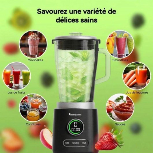 Mixeur a Verre Turbotronic BG7 2100 W 2 L 10 vitesses
