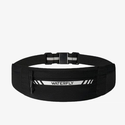 Cinto Waterfly Sport Running 7.0 TPU Preto Unissexo Ajustável