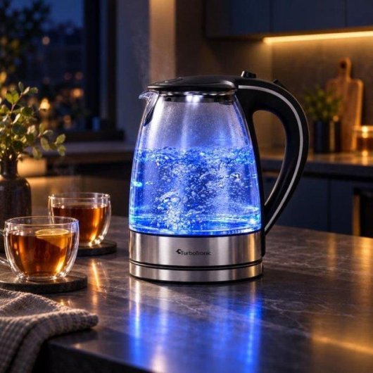 Bouilloire electrique Turbotronic 1,7 L LED Bleu 2200 W