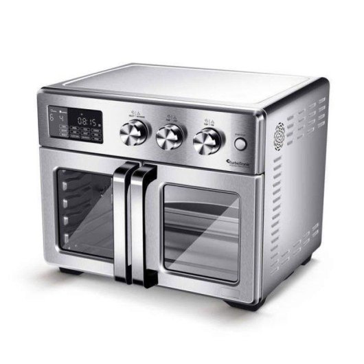 Mini Four TurboTronic AFD32 2-en-1 AirFryer 32L 1700W 12 Programmes Inox