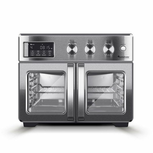 Mini Four TurboTronic AFD32 2-en-1 AirFryer 32L 1700W 12 Programmes Inox