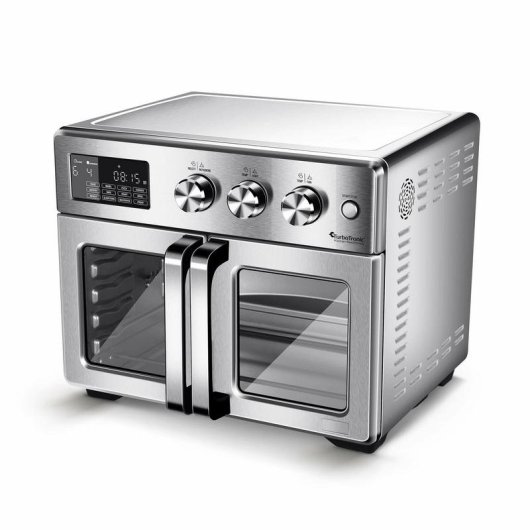 Mini Four TurboTronic AFD32 2-en-1 AirFryer 32L 1700W 12 Programmes Inox