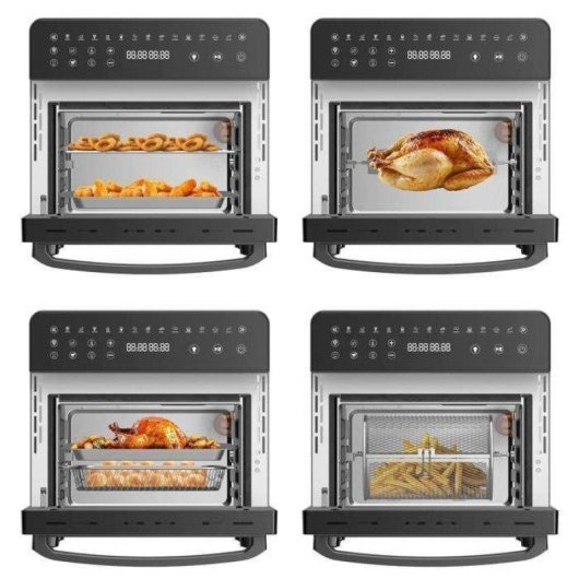 Mini Four Turbotronic AFO14 2-en-1 AirFryer Convection 14L 1800W 18 Programmes Noir