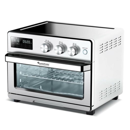 Mini Four TurboTronic AF32DRD 2-en-1 AirFryer 32L 1700W 12 Programmes Inox/Noir