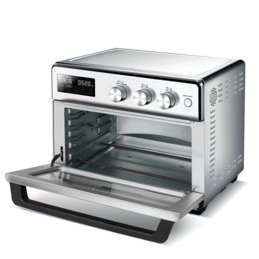 Mini Four TurboTronic AF32DRD 2-en-1 AirFryer 32L 1700W 12 Programmes Inox/Noir