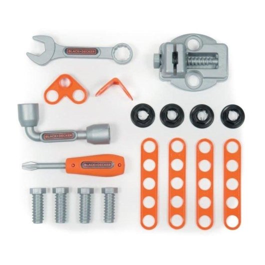 Smoby Black+Decker Carrito 3 en 1 7600360219 18 piezas
