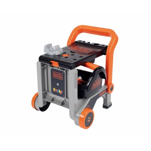 Smoby Black+Decker Carrito 3 en 1 7600360219 18 piezas