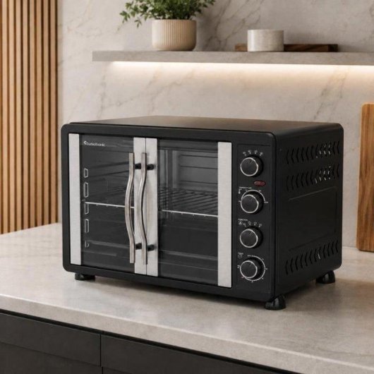Mini Four Turbotronic FEO45 TurboWave 45L 2000W 230°C Portes Françaises Noir